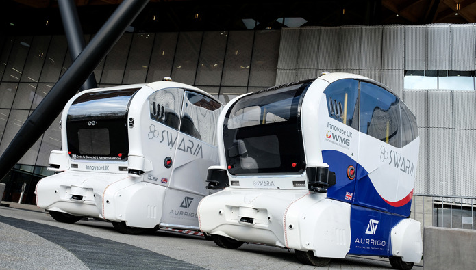Autonomous pods SWARM like bees in world-first demo