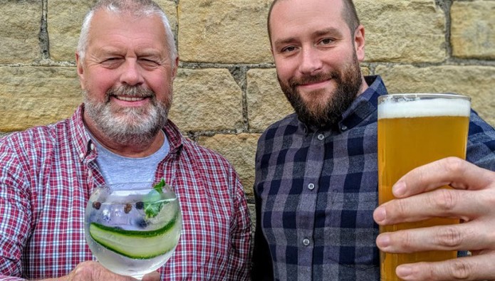 Christmas cheer with plenty of beer