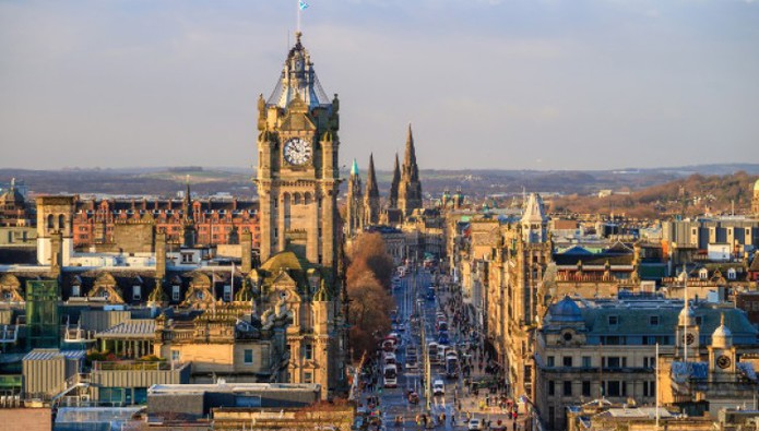 Edinburgh recognised as UK’s most attractive city